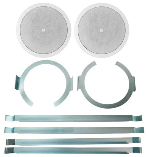 (Pair) JBL Control 26C Background/Foreground Ceiling Speakers with Mounts