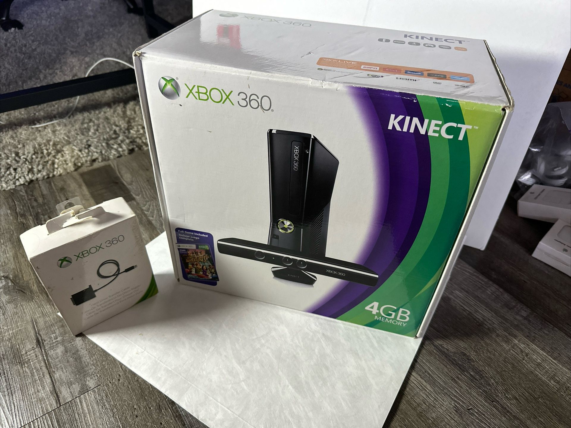 Microsoft Xbox 360 S Gaming Console and Kinect - Black