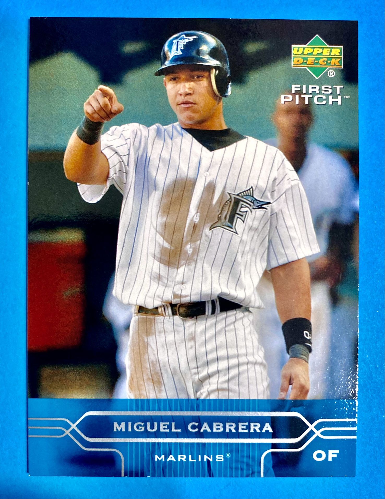 Miguel Cabrera 2005 Upper Deck “First Pitch” Card