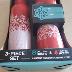 Tumbler Set. 3 Piece. Bottle. Wine.  Gift  Set