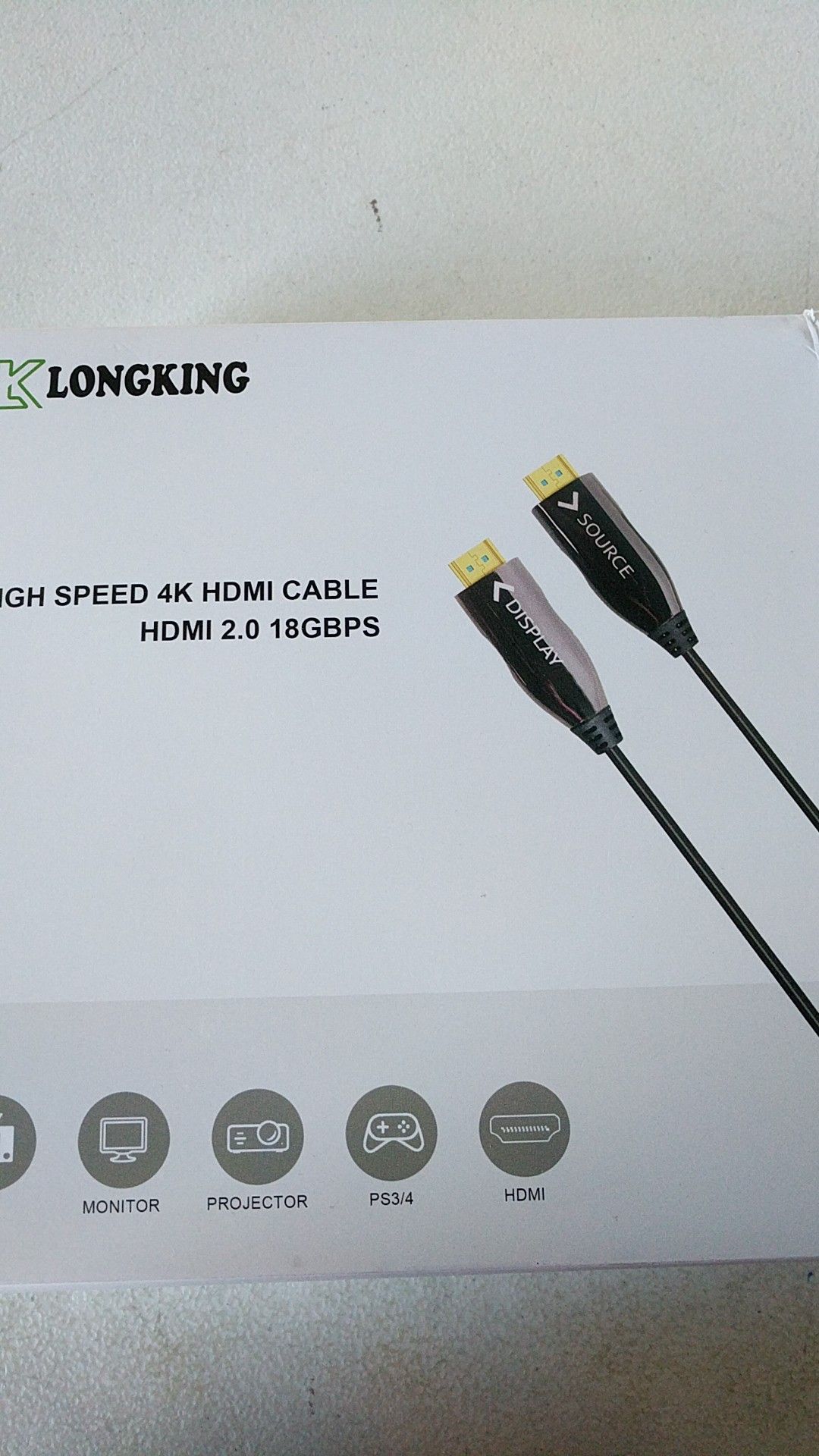 Klong Kong HDMI cable 4k