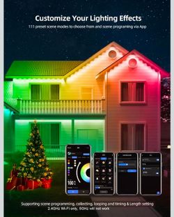 Appeck 100ft smart RGB permanent outdoor lights