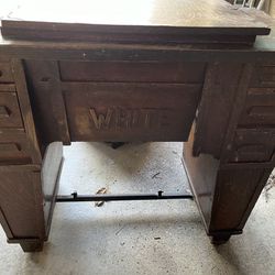 Antique White Sewing Table