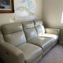 Leather couch