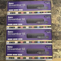 Roku Streambar SE 4k 2 In 1 Soundbar And Streaming Stick