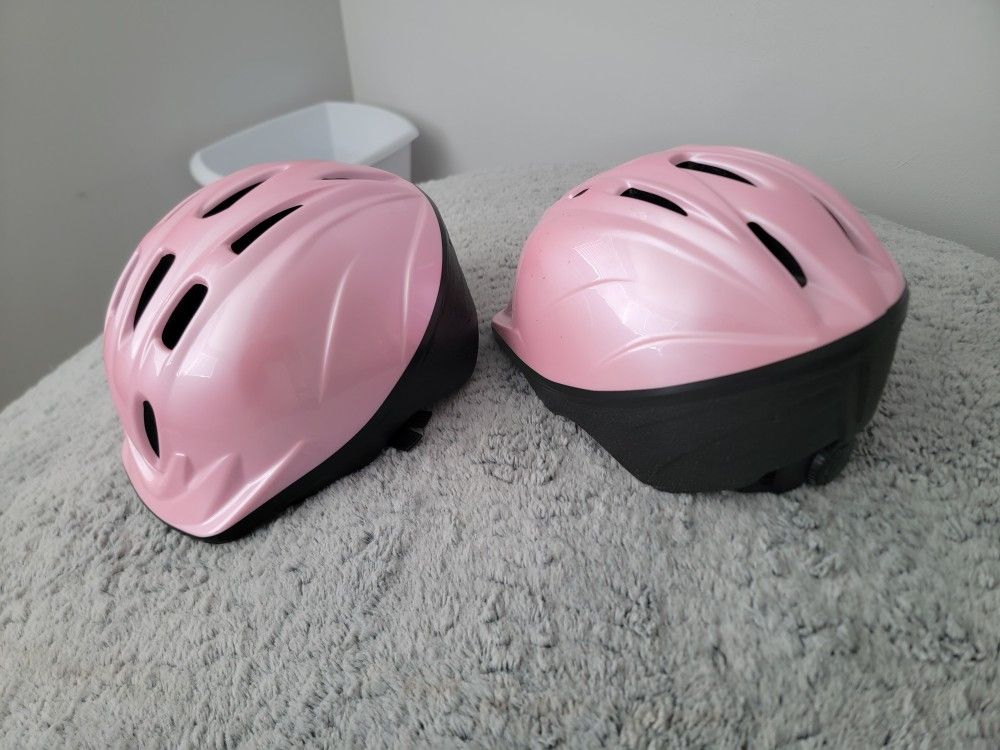 Two Toddler Sized Bicycle Helmets