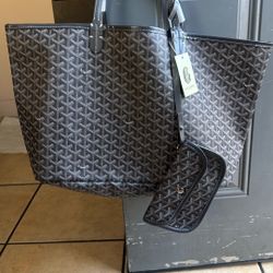 [Read Description]Black Goyard Beach Tote Bag