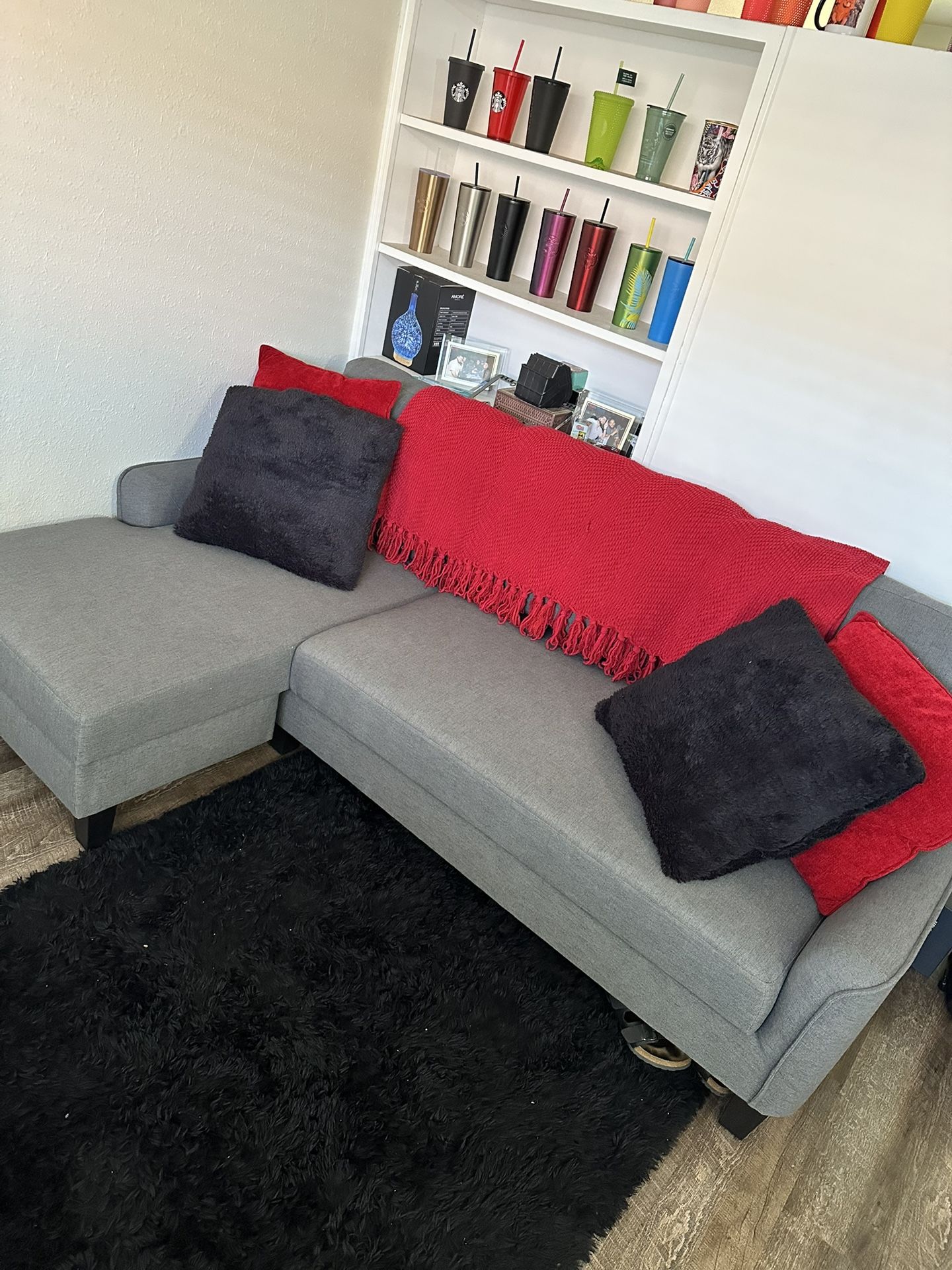 Small Sectional Couch/pull Out Bed
