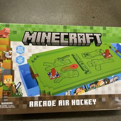 NWT Licensed Minecraft Arcade Air Hockey Game