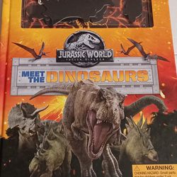 Jurassic World Fallen Kingdom Magnetic Hardcover Meet The Dinosaurs Book