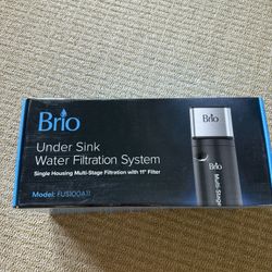 Under sink water  filtration ,Brio