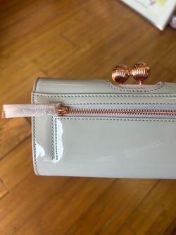 Ted Baker London Patent Leather Clutch Wallet
