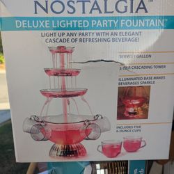 Deluxe Lighted Party Fountain 