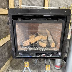 36 in” gas Heat and Glo Fire Place 