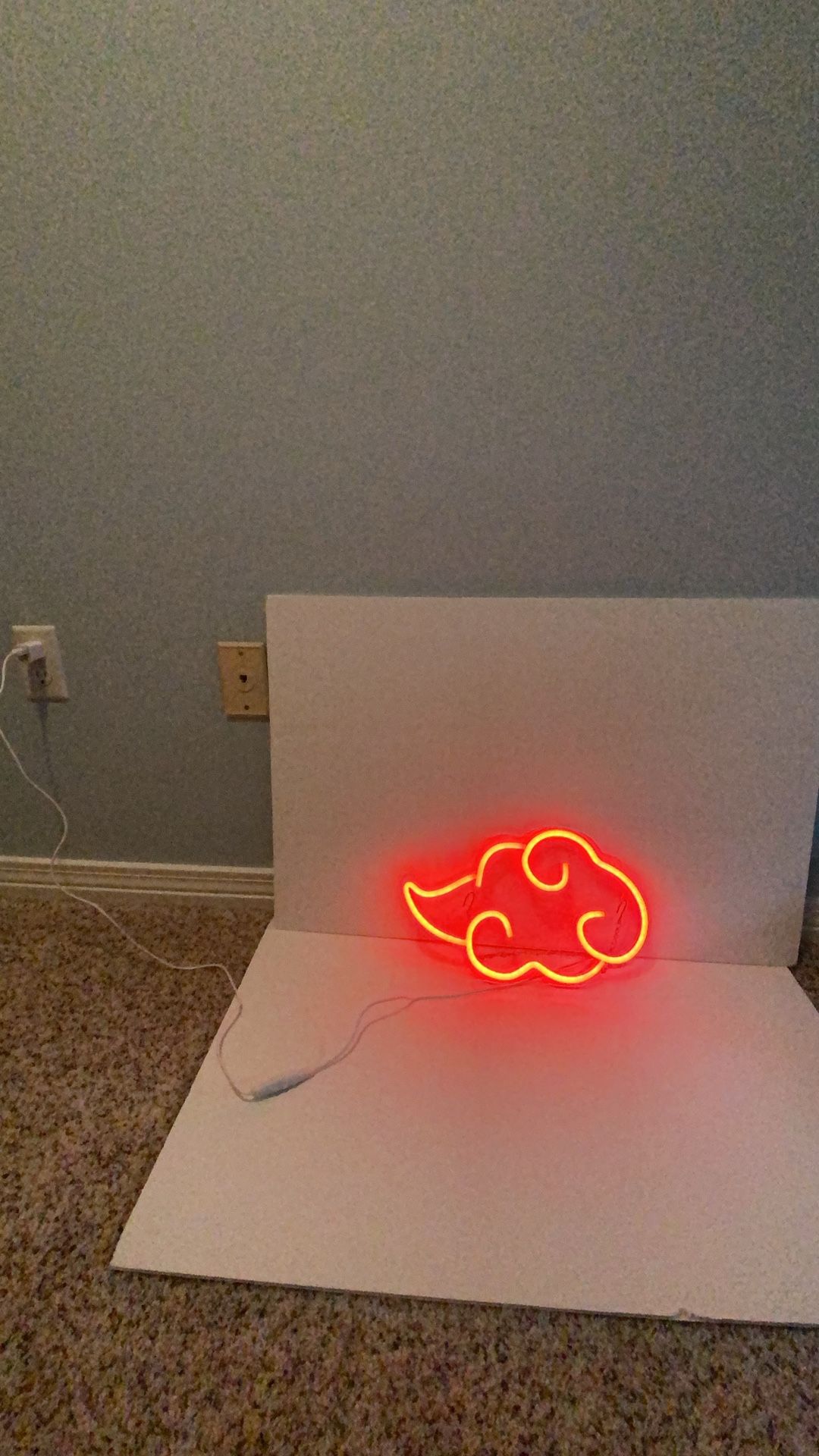 Neon Sign Akatsuki Cloud