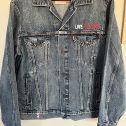 Levi’s Love Victor Season 3 Denim Jean Jacket Sz Medium 