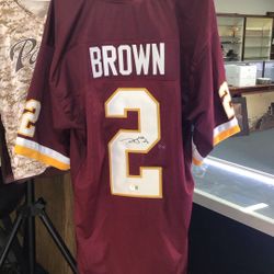 Washington Football Team Dyami Brown #2 Signed Jersey Commanders Becket Certificate 💵  💳  💵  Cash and Card Accepted