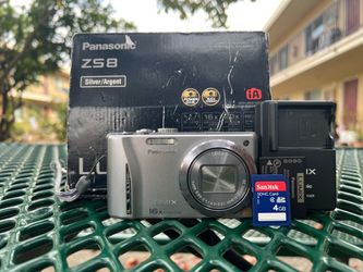 Panasonic Lumix DMC-ZS8 14.1MP Digital Camera - Sliver