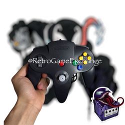 Nintendo 64 Black Controller 