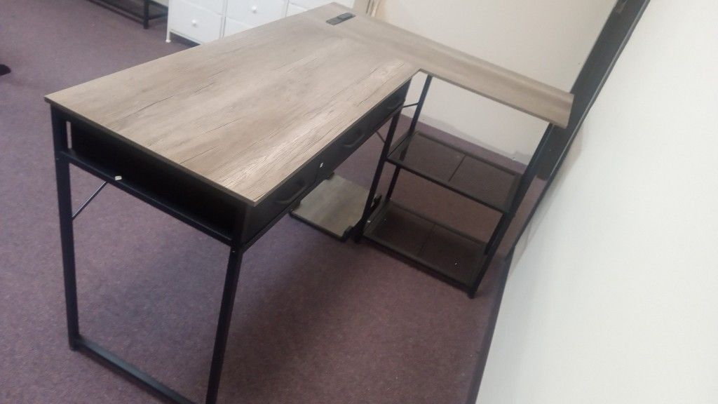 L - Shaped Computer Desk