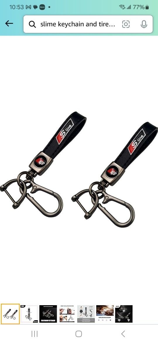 Car Keychain, Automotive Car Keychain, Key Fob Key Chain for Men and Women, Premium Material, Convenient to Use