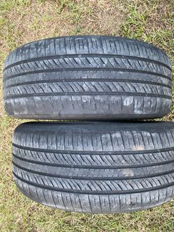 Set of 2, 225-55-17 tires