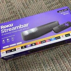 Roku 4k Streambar *new