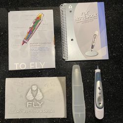 FLY Pentop Computer Kit: Pen with Case, Fly Notebook, Games & Instructions 