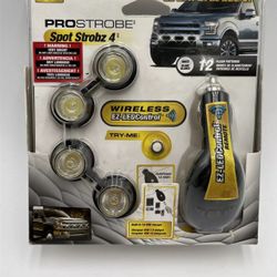 ProStrobe 70780 SpotStrobz 4 Wireless Safety Strobe Light Kit - White