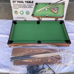 Small POOL Table For Kids Or Adults 