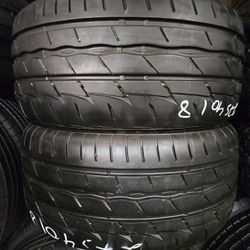 2 Tires 275.40.18 Firestone Firehawk 99 % Tread Dot 3325