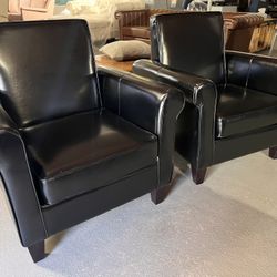 Leather Armchairs 