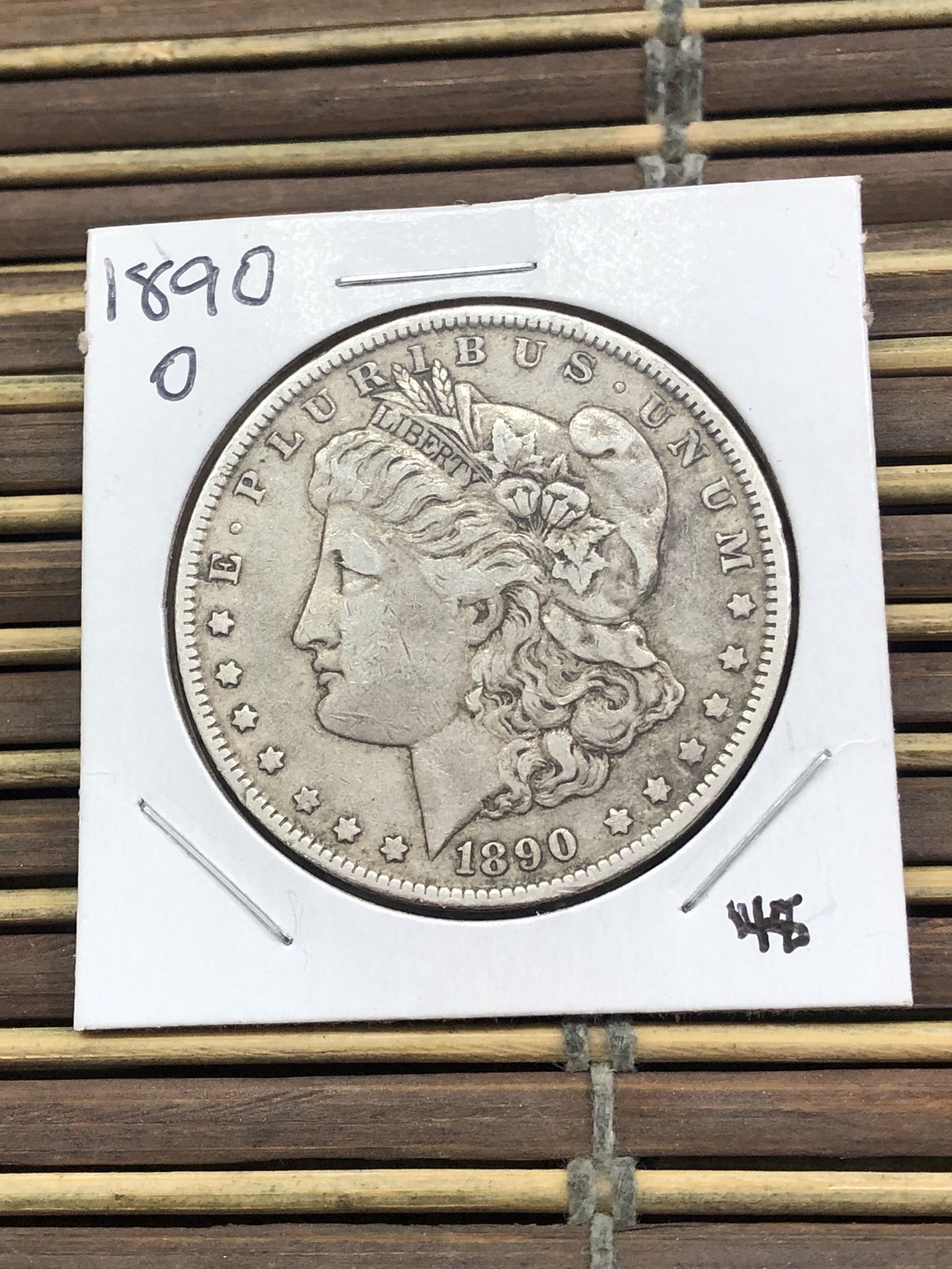1980 O Silver Morgan Dollar