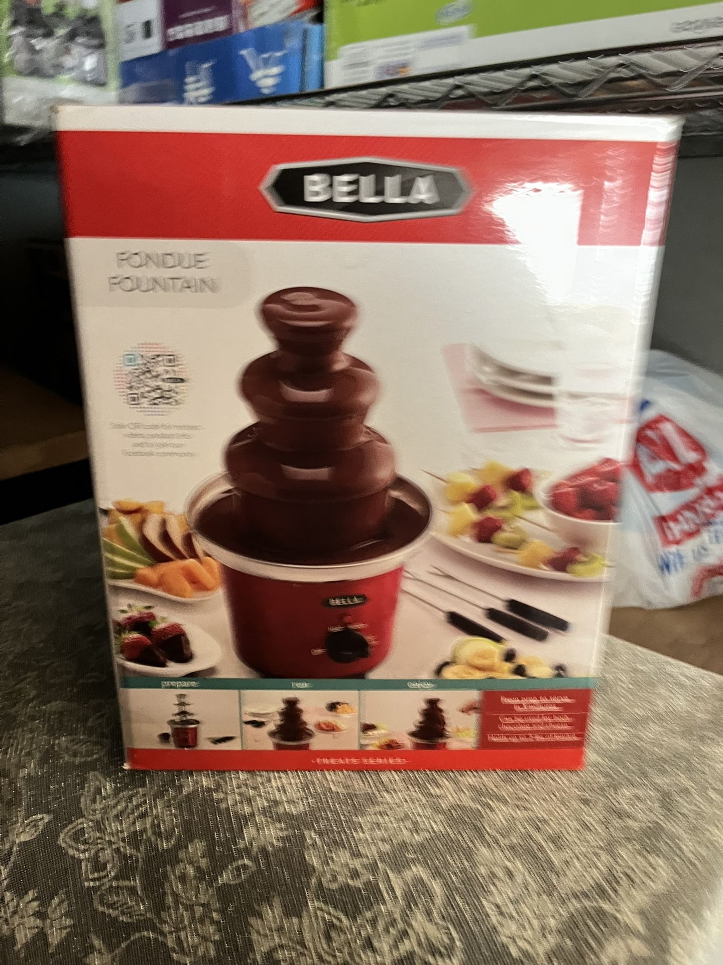 Bella Chocolate Fondue Fountain – Brand New in Box