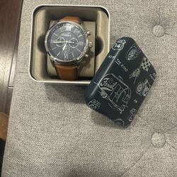 Fossil BQ2125IE enmore Midsize Multifunction Luggage Leather Watch