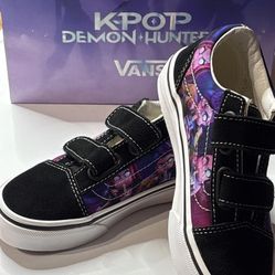 VANS KIDS KPOP DEMON HUNTER VELCRO STRAP SHOES 1Y