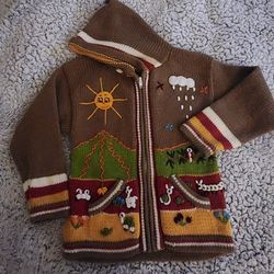 Kids hooded sweater, 4-6 t