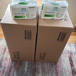 Two Boxes Of Men’s Adult Diapers 
