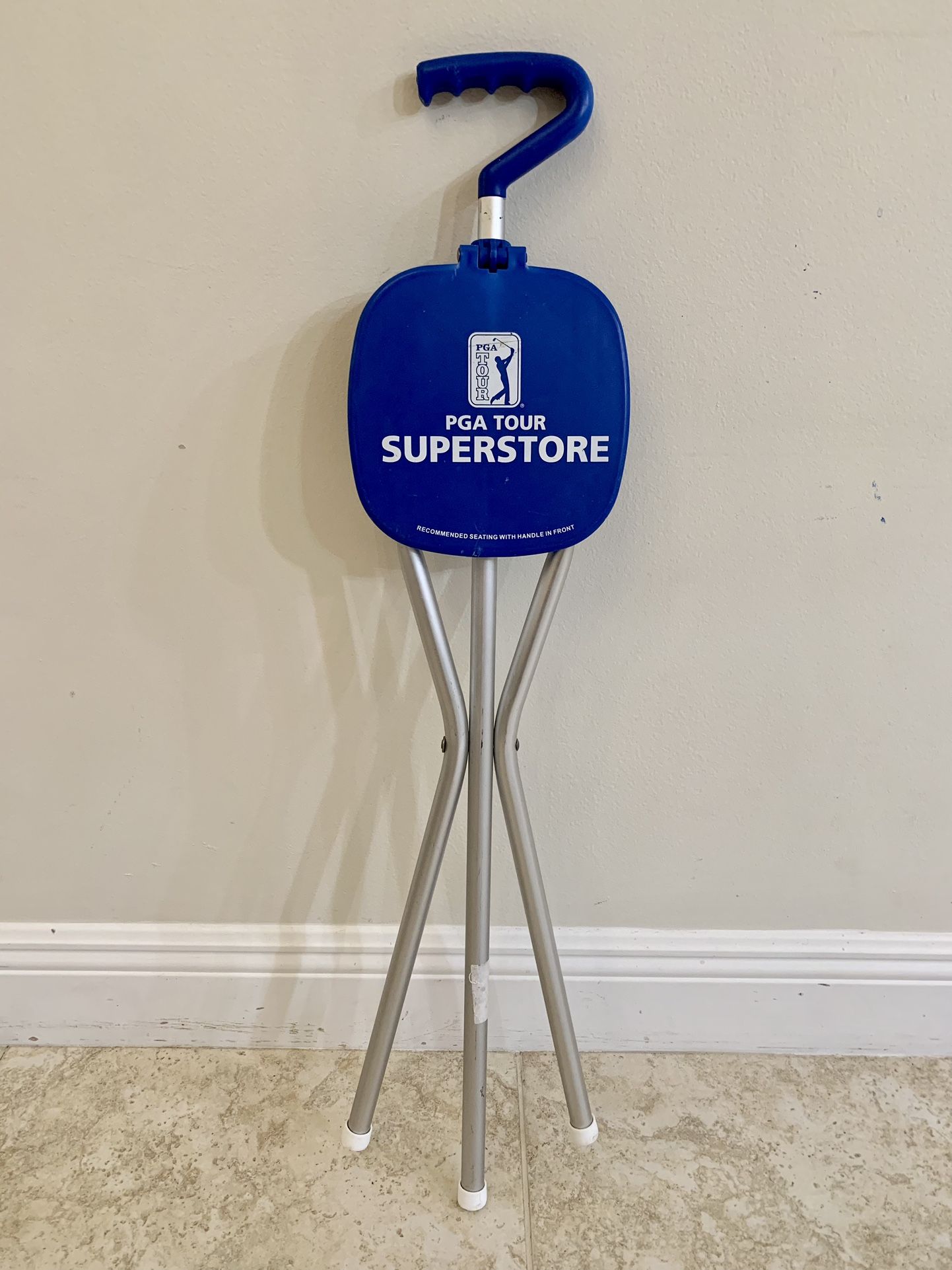 Portable Cane Seat for golf or medical