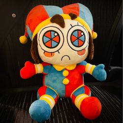 Official GLITCH release - Large POMNI plush doll.