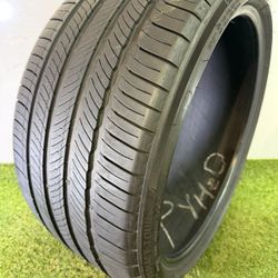 V43  275 35 21 103V  Michelin  Primacy Tour A/S  One Used Tire 80% Life 
