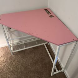 Pink Gaming Desk