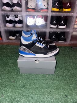 Retro 3 sport blue