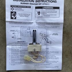 Pentair pool heater igniter
