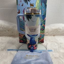 Stanley 40oz Quencher H2.0 Tumbler Disney Stitch Edition