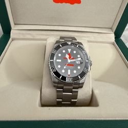 Luxury Watch Stainless Steel 41mm Black