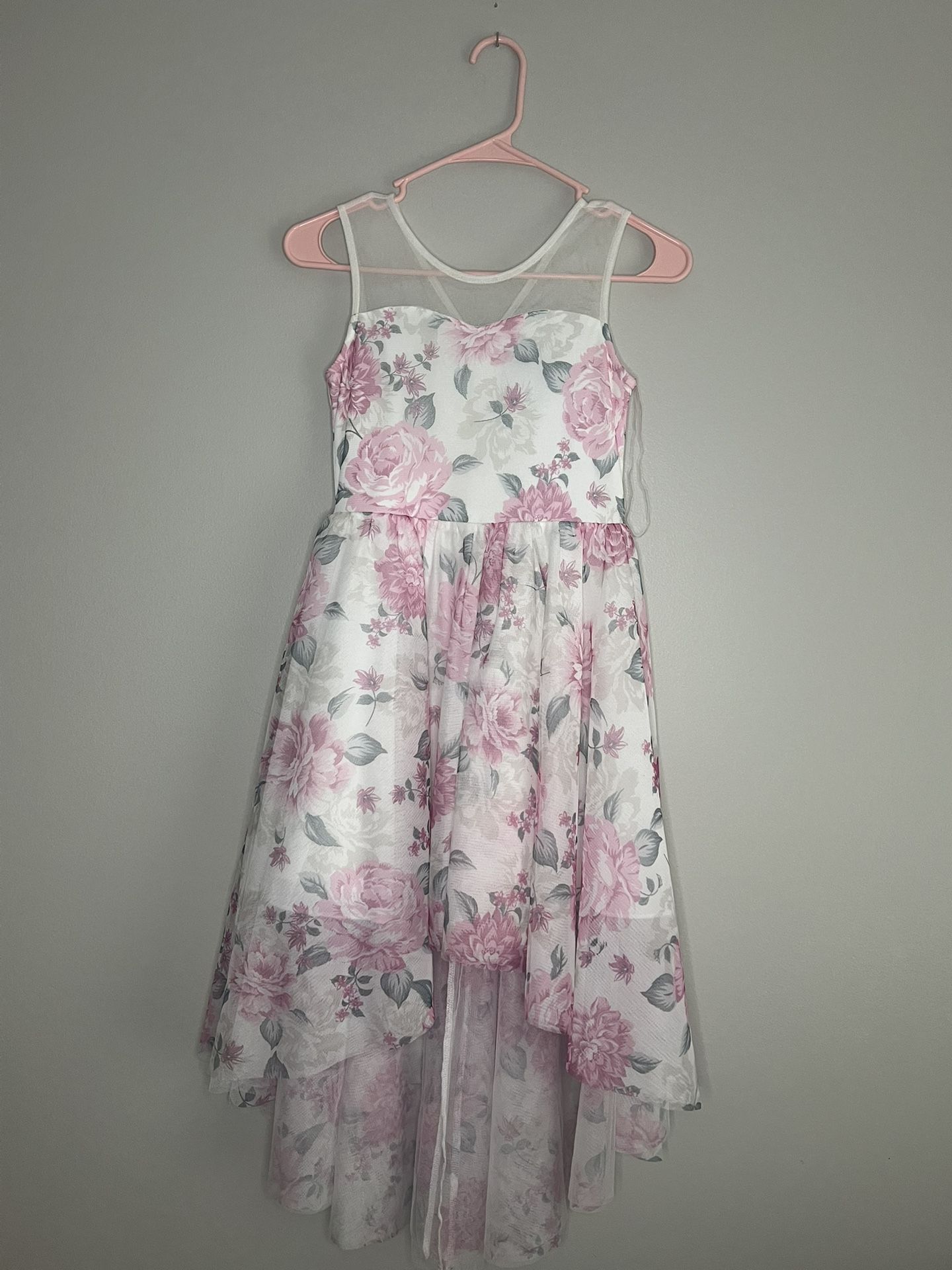 🌸 Beautiful Floral High-Low Dress (Size 10) – Beautees by Amy Byer 🌸