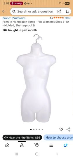 Feminine Maniquin Torso