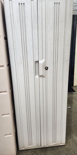 Small storage shed shelf cabinet