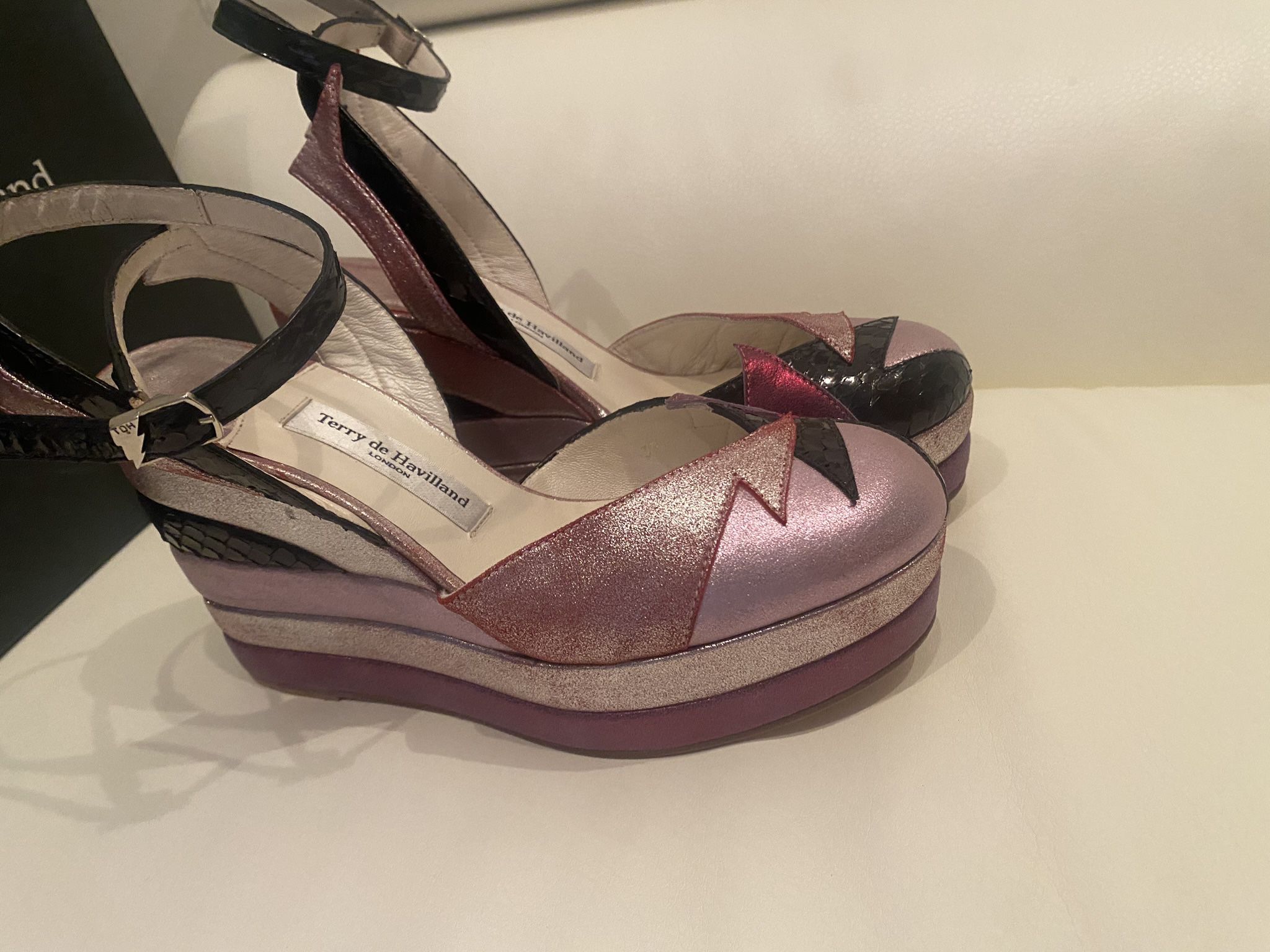 Shoes For Women Terry De Haviland Size 38 Platform 